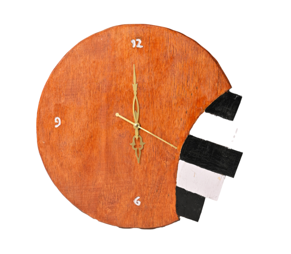 Pallet Wood Angled Wall Clock