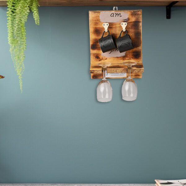 Pallet wood AM PM Wall hanging - Image 2