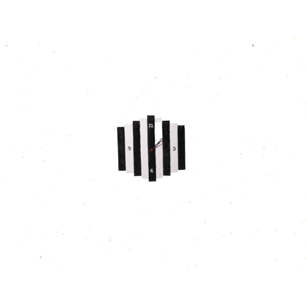 Pallet Wood Zebra Wall Clock - Image 2