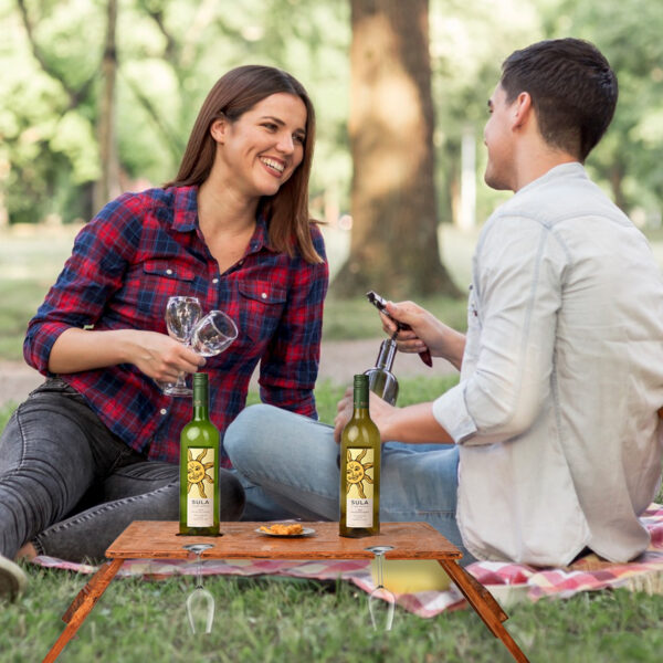 Pallet Wood Snacks Side Table