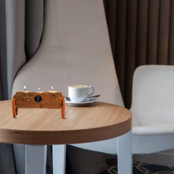 Woodenlog 3 in 1 candle stand - Image 6