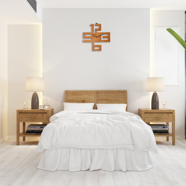Pallet Wood Analog Wall Clock - Image 5