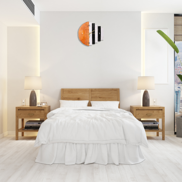Pallet Wood Extra Edge Wall Clock - Image 2