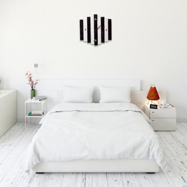 Pallet Wood Zebra Wall Clock - Image 7