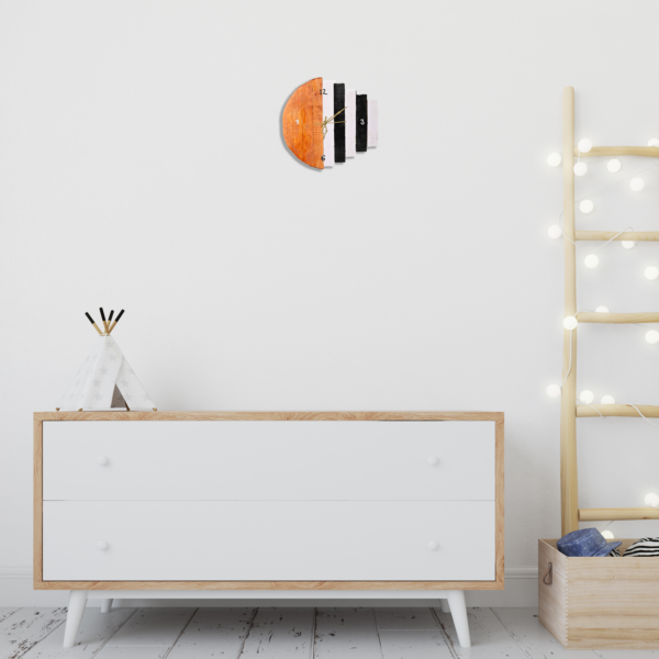 Pallet Wood Extra Edge Wall Clock - Image 6