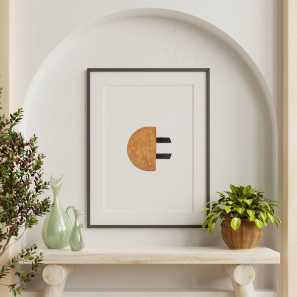 Pallet Wood Deziner Wall Clock - Image 4