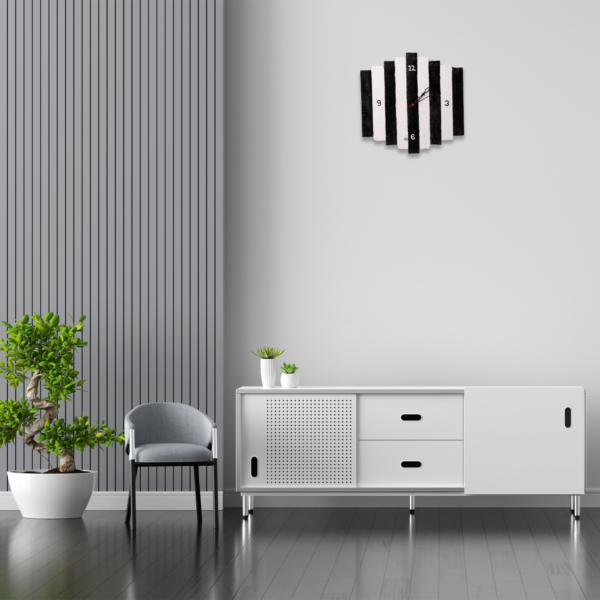 Pallet Wood Zebra Wall Clock - Image 8