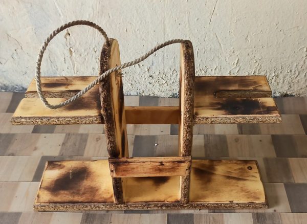 Pallet Wood Mini Bar Set Portable - Image 4