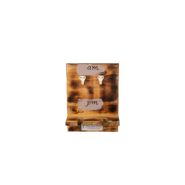 Pallet wood AM PM Wall hanging - Image 6