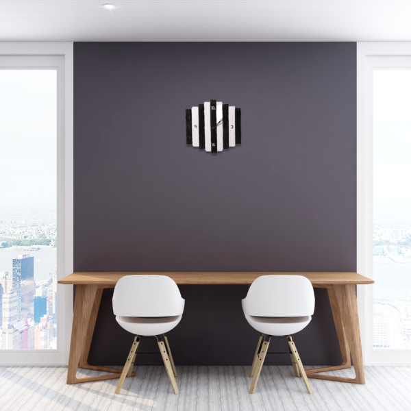 Pallet Wood Zebra Wall Clock - Image 9