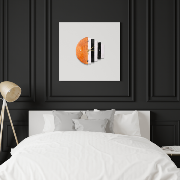Pallet Wood Extra Edge Wall Clock - Image 5