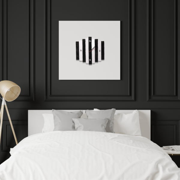 Pallet Wood Zebra Wall Clock - Image 4