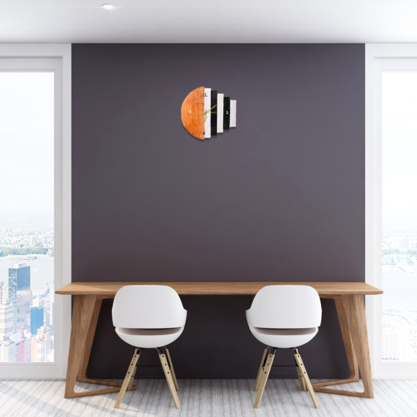 Pallet Wood Extra Edge Wall Clock - Image 3