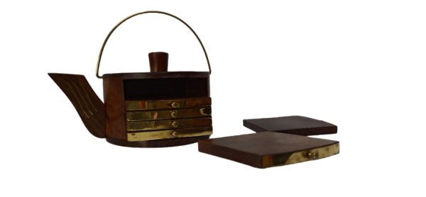 Wooden Kettle coasters - Image 4