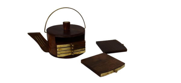 Wooden Kettle coasters