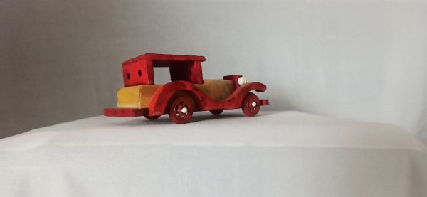 Wooden Showpiece Vintage Car - Image 3