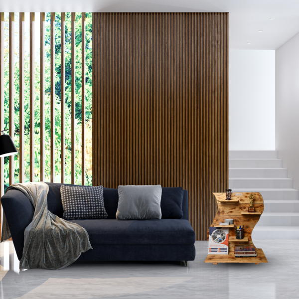 Transcento Décor Pallet Wood Curved Display Table - Image 6