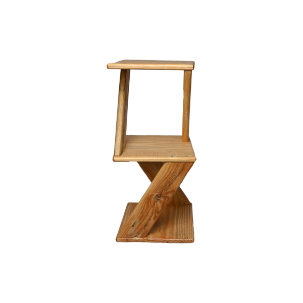 Transcento Décor Pallet Wood Angular 3 tier side table - Image 2
