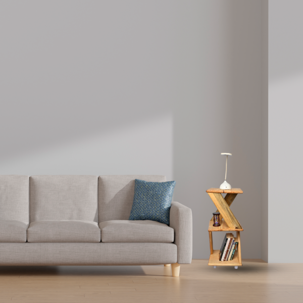 Transcento Décor Pallet Wood Angular 3 tier side table - Image 6