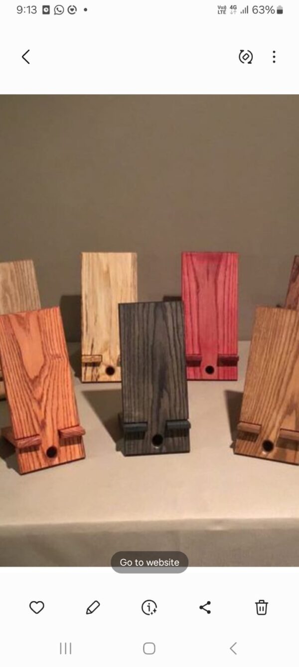 Pallet Buy Wood Folding Mobile Stand - Image 2