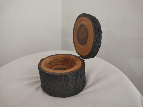 Buy Wooden Log Ring Box