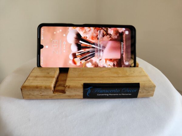 Wood Mobile Stand Vertical And Horizontal - Image 3