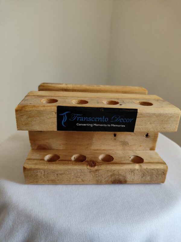 Pallet Wood Table Top Pen and Cards Organiser - Image 4