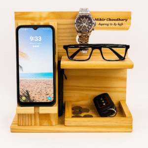 Pine Wood Docking Station