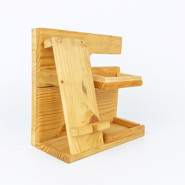 Pine Wood Docking Station