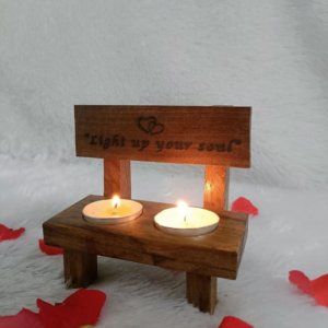 Set of three rectangular handcrafted wooden trays made of pine with natural grain and built-in side handles.