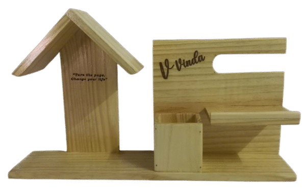 Bed side book, remote and mobile holder - Image 2