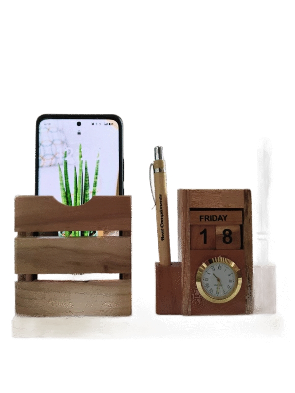 Calendar, Mobile and pen stand (watch & pen not included) - Image 4