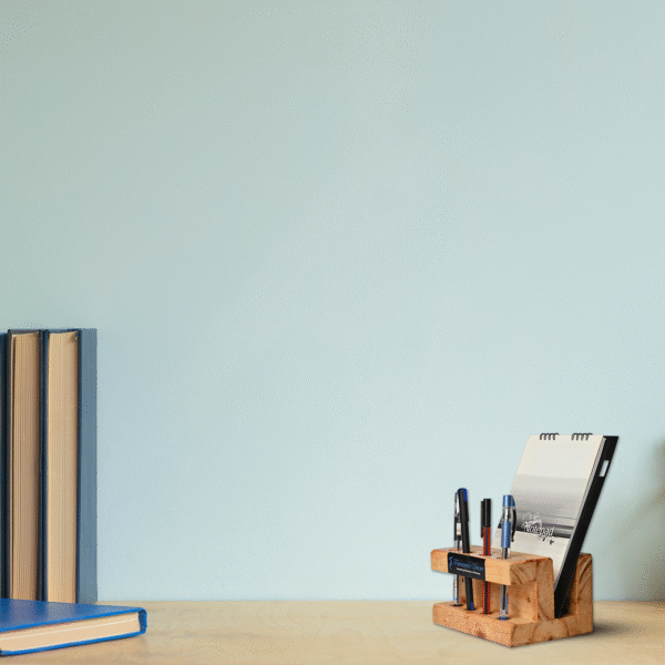 Pallet Wood Table Top Pen and Cards Organiser - Image 9