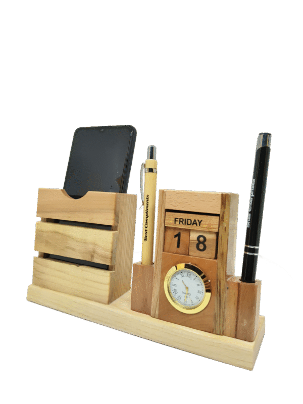Calendar, Mobile and pen stand (watch & pen not included) - Image 7
