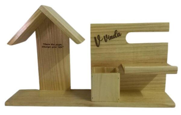 Bed side book, remote and mobile holder