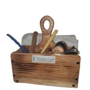 Wooden Spoon Tork and Tissue Holder