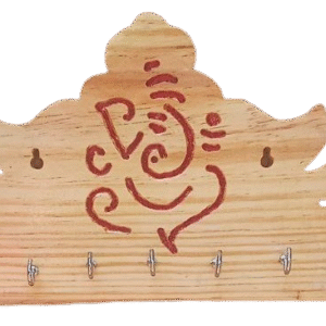 Wooden Ganesha Key Holder