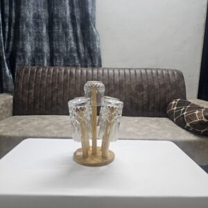 Wooden Glass Holder for dining table