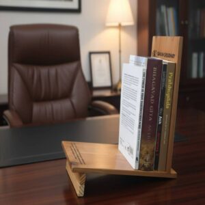 Simplest yet classy wooden book stand